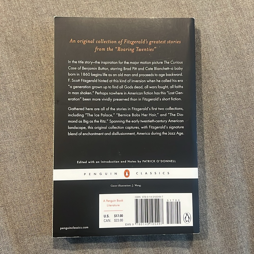 📚The Curious Case of Benjamin Button by F. Scott Fitzgerald - Picture 2 of 2